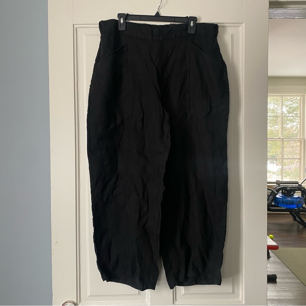 FLAX ✨ wide leg linen pants WITH POCKETS :)